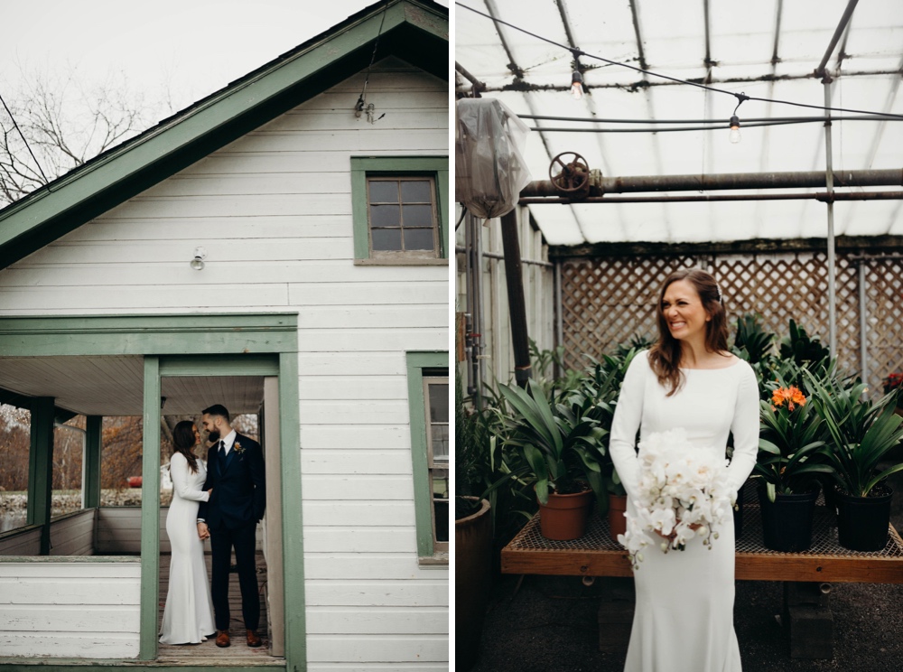 Greenhouse Wedding Cleveland Ohio Lizzie Schlafer