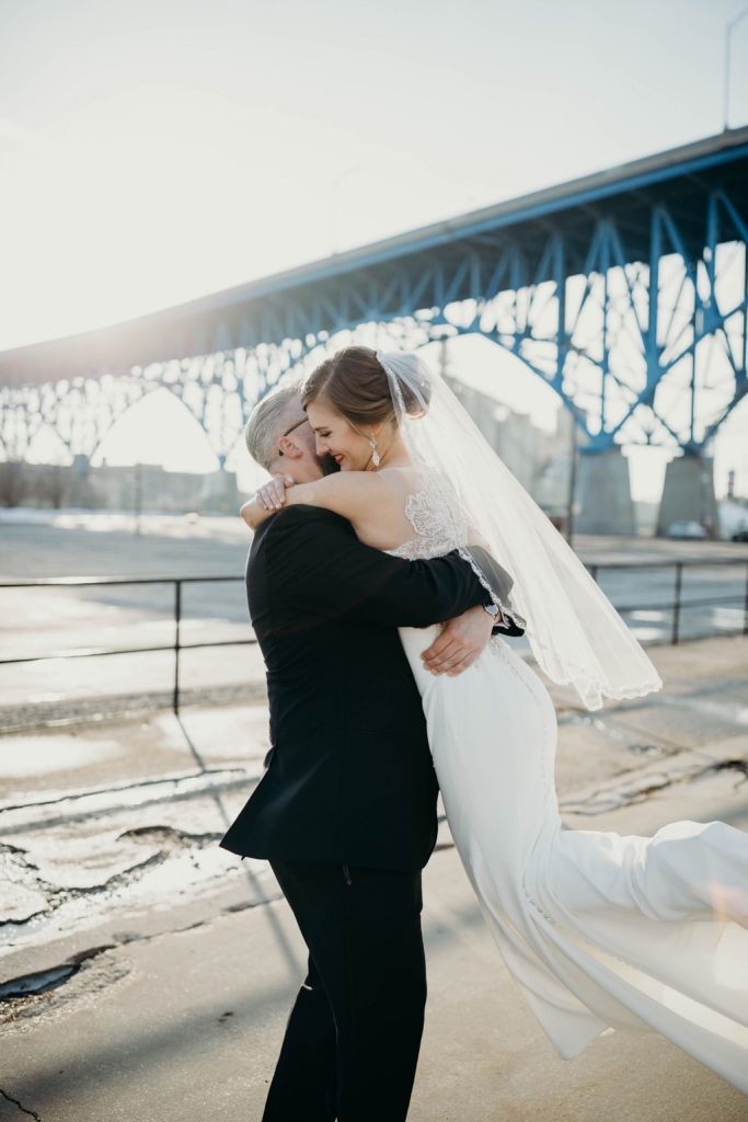 Cleveland Ohio City Winter Wedding Lauren & JR